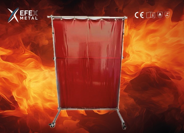 DEMONTE KROM KAPLI TEK GÖZLÜ PARAVANLI KAYNAK PERDESİ