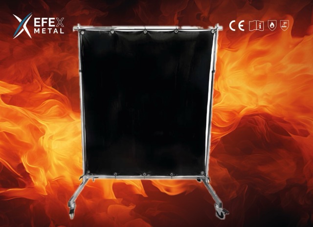 DEMONTE KROM KAPLI TEK GÖZLÜ PARAVANLI KAYNAK PERDESİ